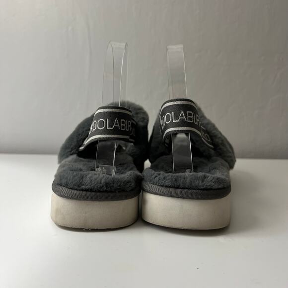 Koolaburra Women's Fuzz'n II Slippers Size 8 Faux Fur Casual Plush Neutral - Picture 5 of 8